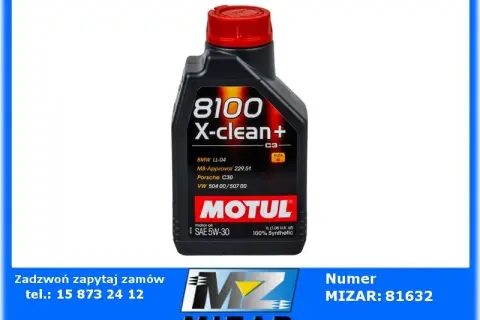 Motul 8100 X-clean+ 5W30: Czy to olej idealny dla Twojego DPF?