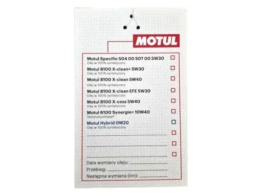 Motul oryginalne opakowanie kod QR