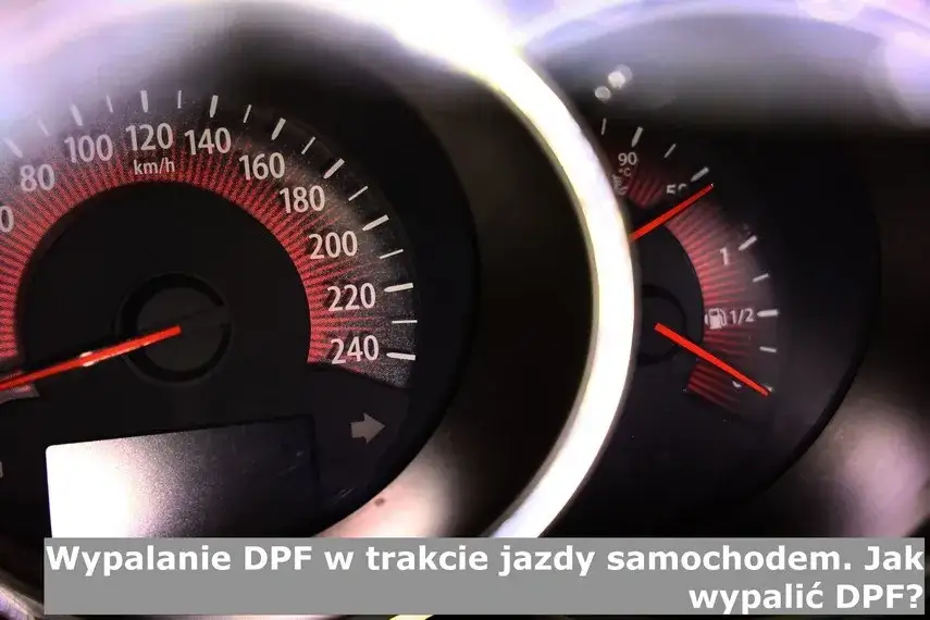 Wypalanie DPF czas trwania infografika
