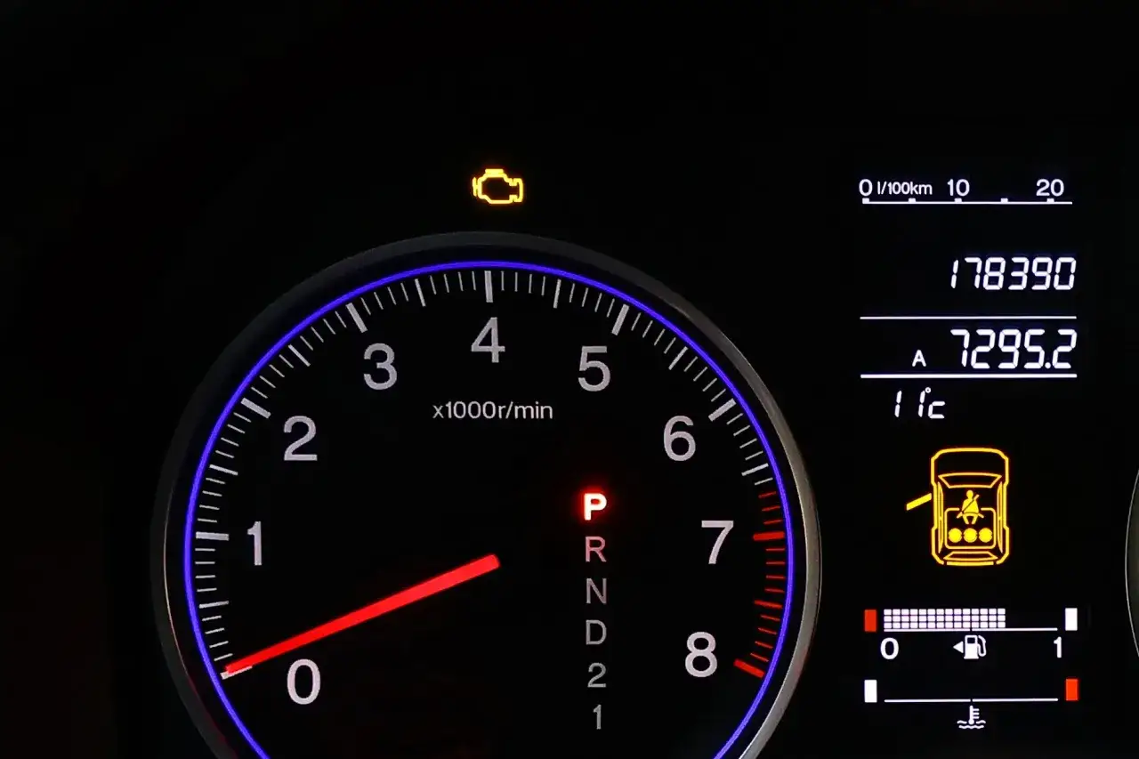 kontrolki DPF i check engine