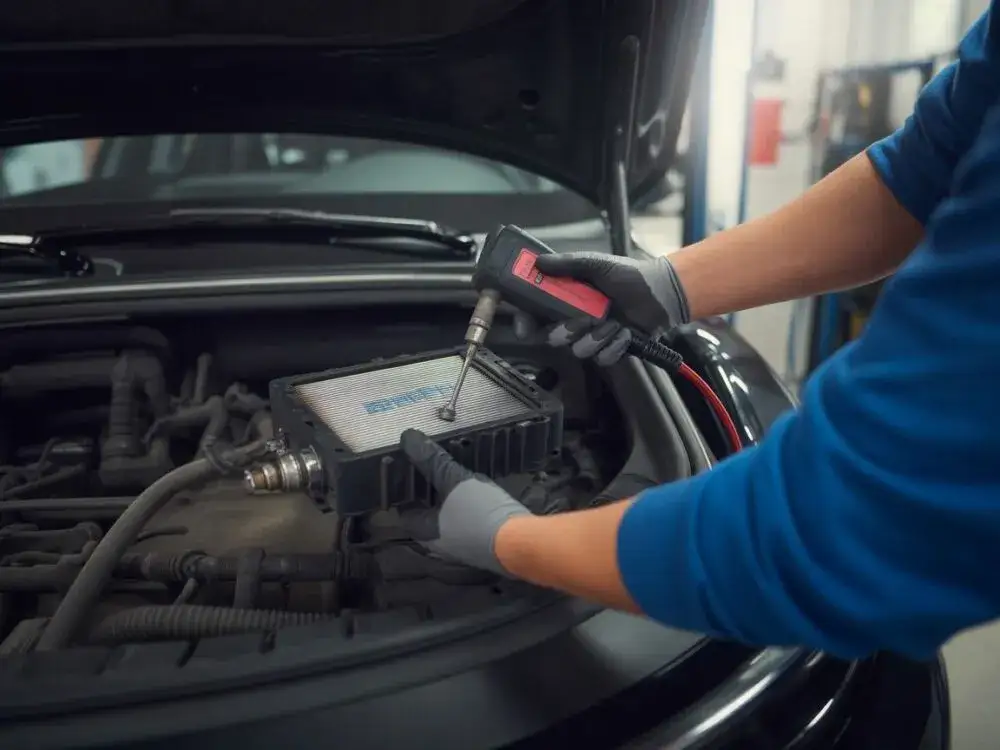 Wypalanie DPF na postoju warsztat diagnostyka