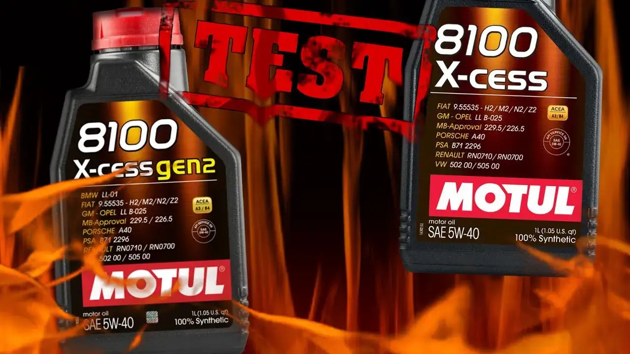 porównanie olejów motul 8100 x-cess x-clean gen2