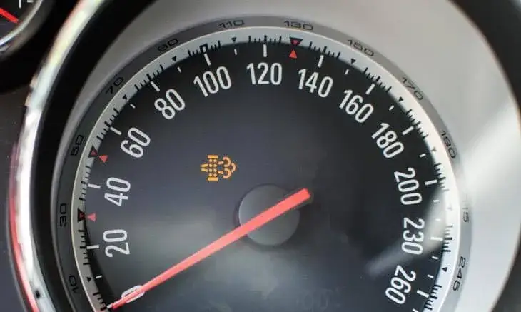 Opel Insignia DPF kontrolka