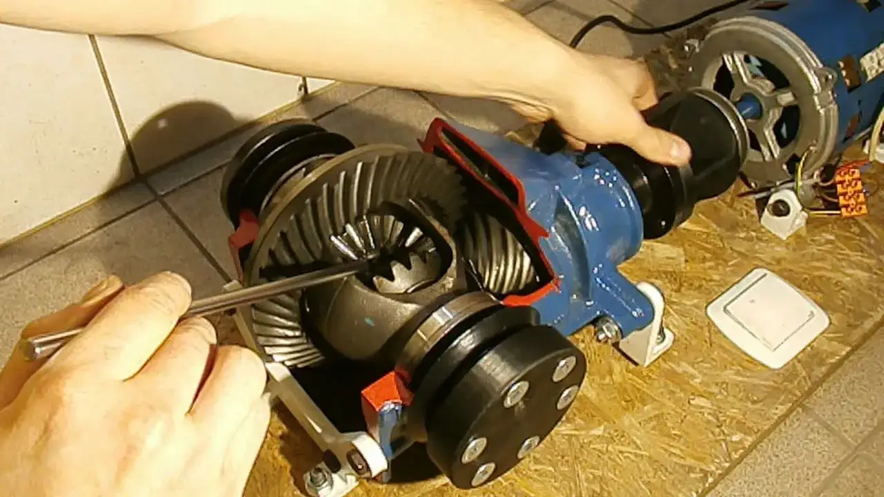 zaspawany mechanizm różnicowy schemat
