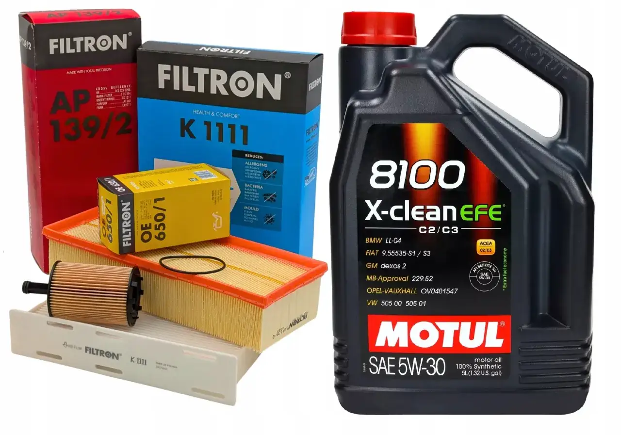 Motul 5W30 różne serie opakowania