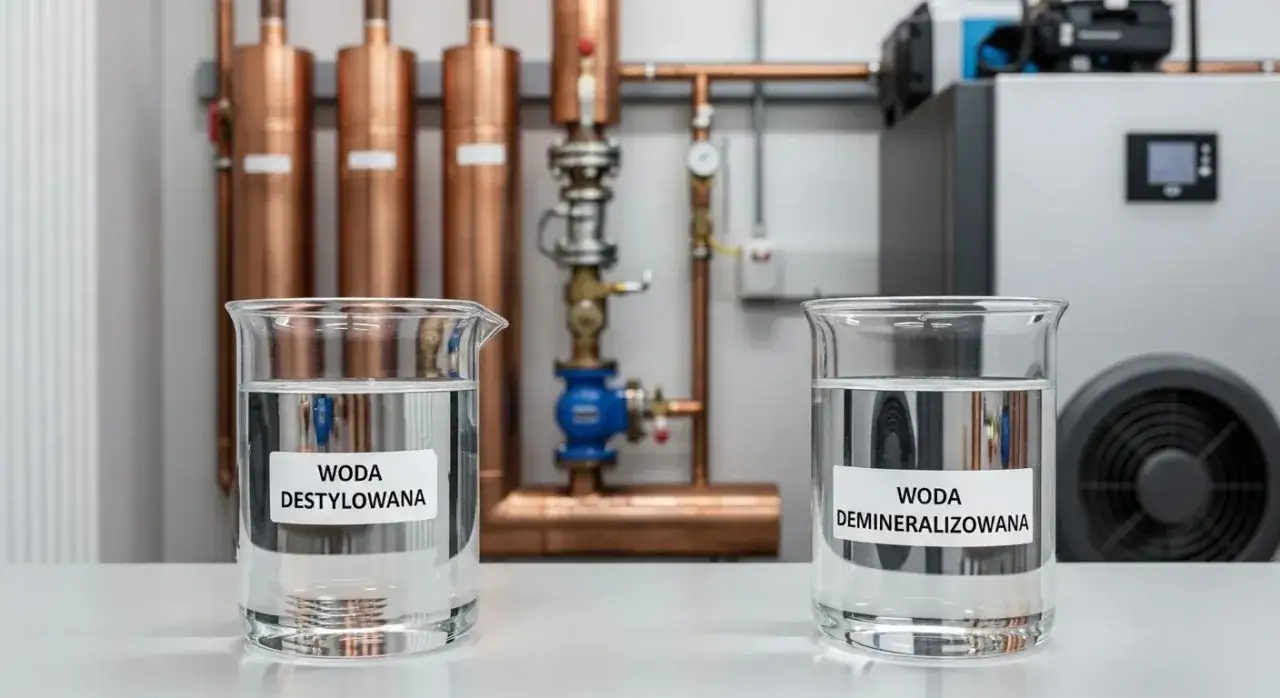 Różnice między wodą destylowaną demineralizowaną a kranową