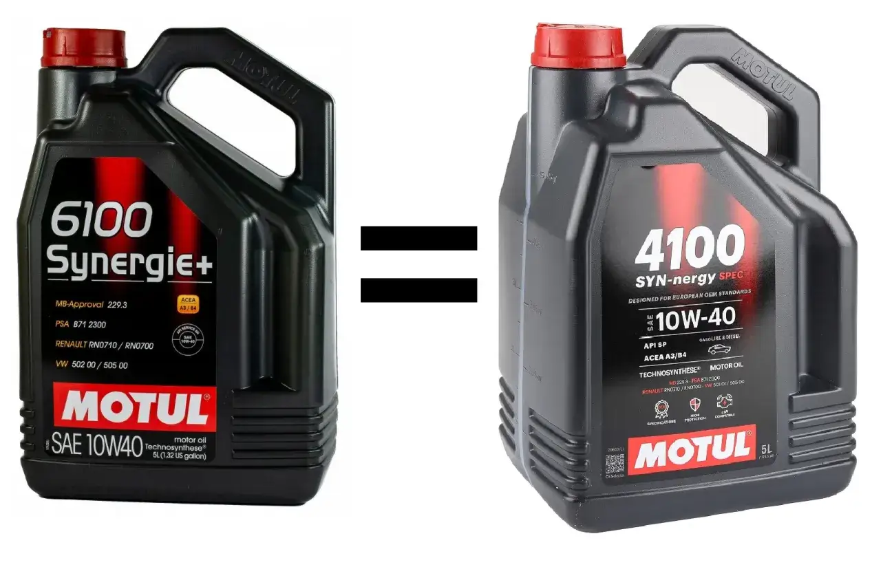 Motul 6100 Synergie+ 10W40 opakowanie