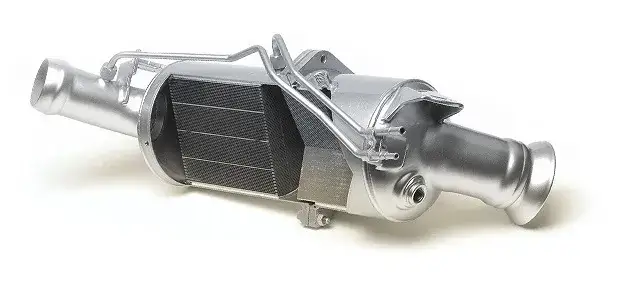 filtr DPF w samochodzie wygląd zewnętrzny